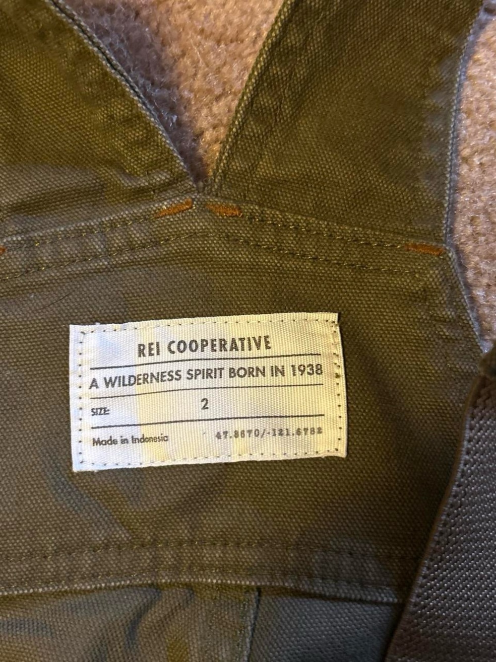 Rei Women’s Trailsmith Overalls - Picture 3 of 3